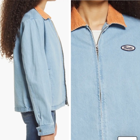 Brixton Women’s Utopia corduroy denim jacket sz.M - Picture 6 of 7